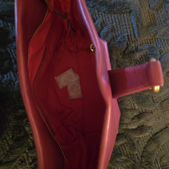 ❤️👜❤️Dooney & Bourke Florentine Leather Logo Lock Hobo❤️👜❤️ - Picture 4 of 9